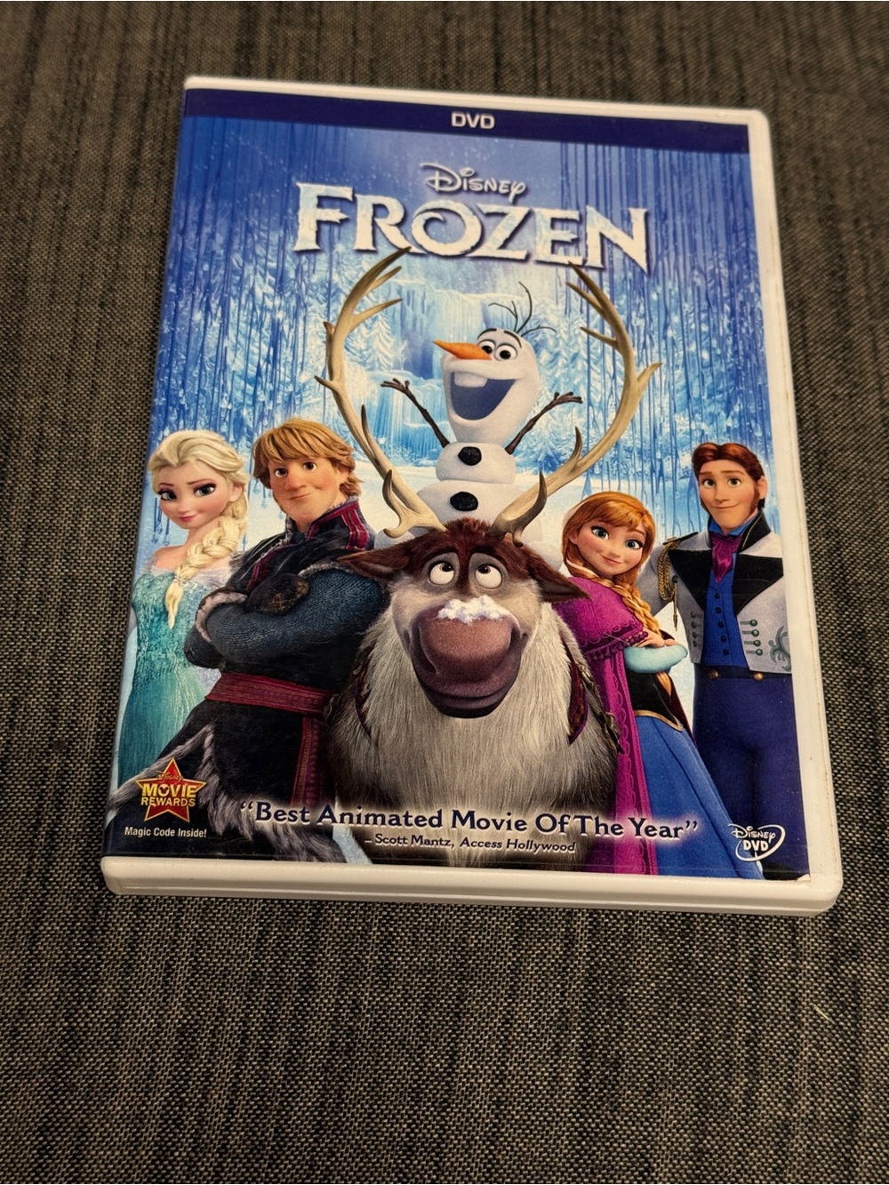 Disney Frozen dvd kids collectible